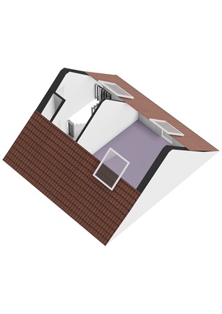 Floorplan - Van Vollenhovenstraat 10, 3265 BX Piershil